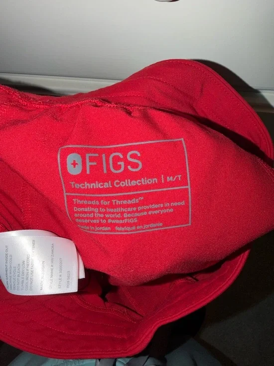 Figs rafaela scrub set - winning red - Picture 4 of 5